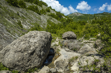 The tops of the Crimean mountains, the tract of Panagia, Crimea