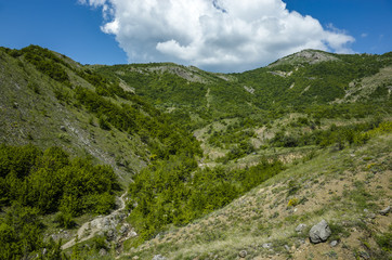 The tops of the Crimean mountains, the tract of Panagia, Crimea