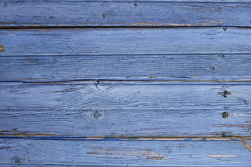 Old rustic blue wooden background