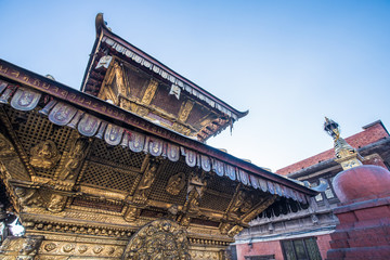 Fototapeta na wymiar Buddhist Temple in Kathmandu