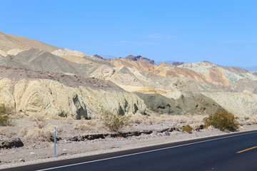 Perspective road, Death Valley, USA