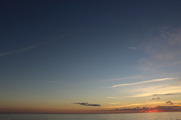 Fototapeta na wymiar Beach at Sunset