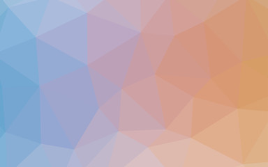 Obraz premium Light Blue, Yellow vector triangle mosaic cover.