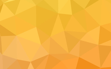 Light Yellow vector low poly layout.