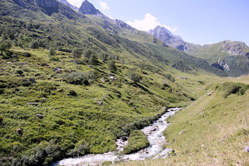 Fototapeta na wymiar Virée en montagne