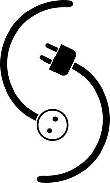 recommend clip art: Stecker, Steckdose, Aufkleber Label, Elektriker Logo