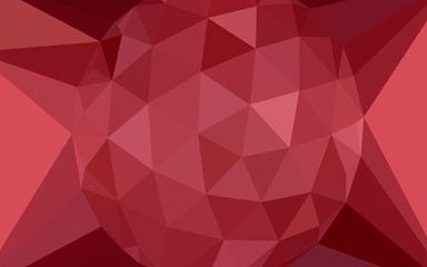 Obraz premium Light Red vector abstract mosaic background with a diamond.