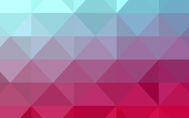 Fototapeta premium Light Blue, Red vector abstract mosaic pattern.