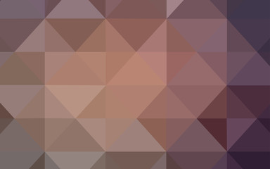 Dark Pink vector polygon abstract layout.