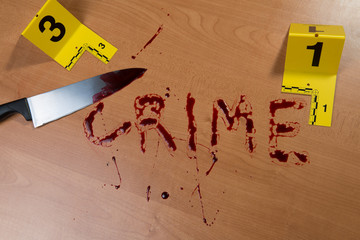 Bloody Crime Scene