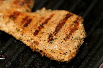 grilled meat, pork beef cooking