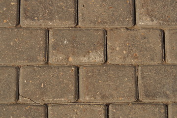 Road bricks texture