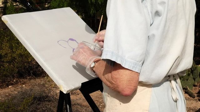 Painting on Silk Outside