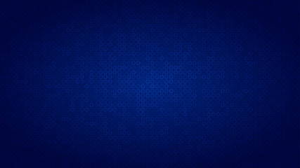Abstract background of small rings in blue colors.