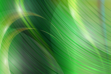 Abstract green background with glowing lines.