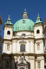 Fototapeta na wymiar Peterskirche in Wien