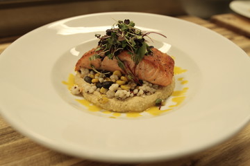 fish seafood salmon