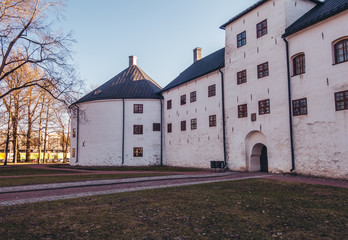 Fototapeta na wymiar Finland Turku, The Castel Turku from the 13th century on a spring evening
