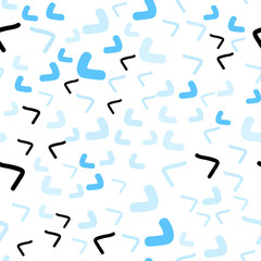 Light BLUE vector seamless  pattern with bubble shapes.
