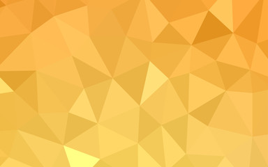 Light Yellow vector shining triangular layout.