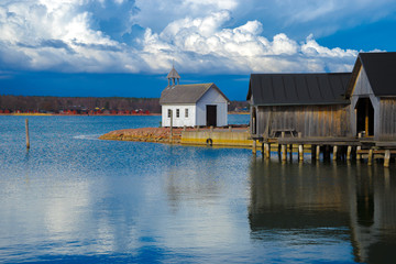 Sailor's chapel in the Maritime Quarter of Mariehamn, Åland Islands