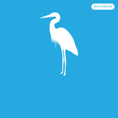  icon isolated on blue background