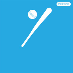  icon isolated on blue background