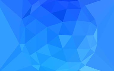 Light BLUE vector shining triangular layout with a gem in a centre.