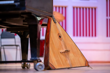 Balalaika contrabass on the stage
