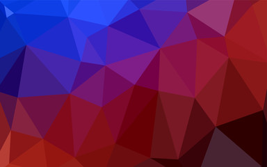 Fototapeta premium Light Blue, Red vector triangle mosaic template.