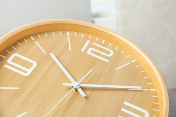 Big clock, closeup. Time change concept