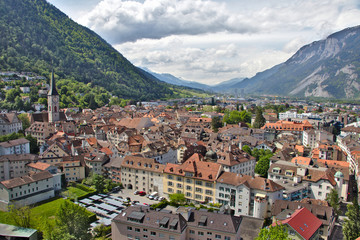 Fototapeta na wymiar Chur City, Graubunden, Switzerland