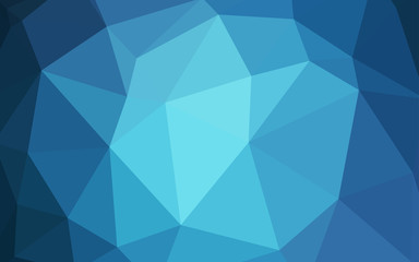 Light BLUE vector low poly layout.