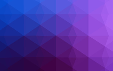 Obraz premium Light Pink, Blue vector shining triangular layout.
