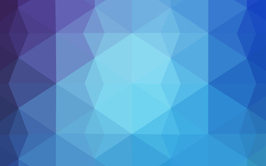 Light Pink, Blue vector polygon abstract layout.