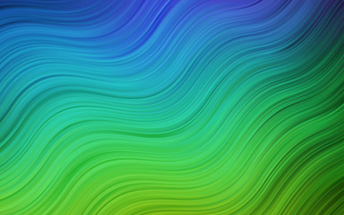 Obraz premium Dark Multicolor vector pattern with lava shapes.