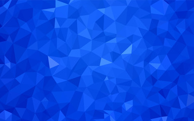 Light BLUE vector shining triangular layout.