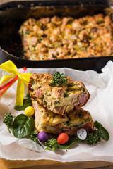 Fresh easter stuffing