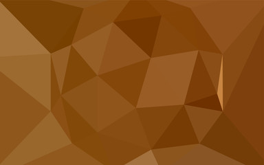 Light Orange vector shining triangular layout.