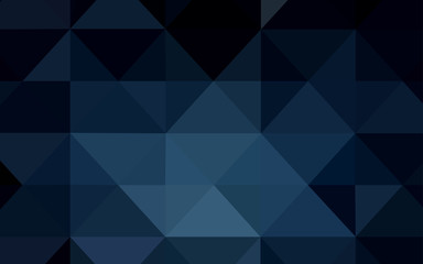 Dark BLUE vector low poly layout.
