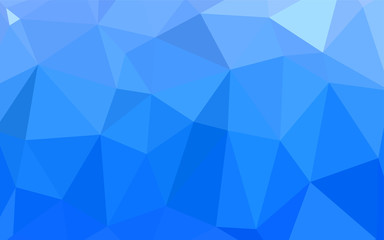 Obraz premium Light BLUE vector blurry triangle template.