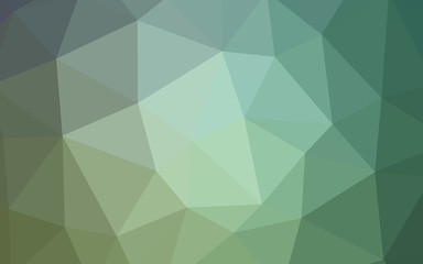 Light Blue, Green vector triangle mosaic cover.