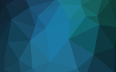 Light Blue, Green vector abstract mosaic pattern.