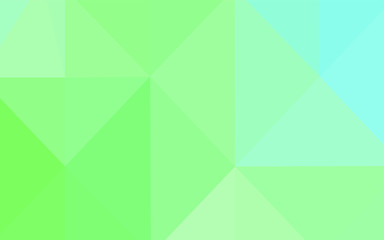 Light Green vector blurry triangle texture.