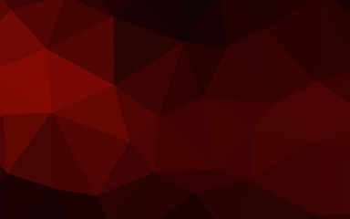 Fototapeta premium Dark Red vector shining triangular layout.