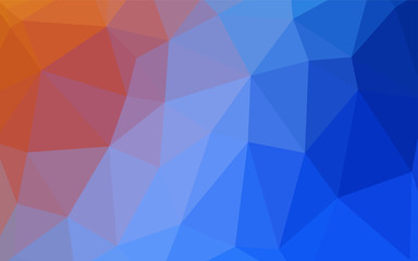 Light Blue, Red vector abstract mosaic backdrop.