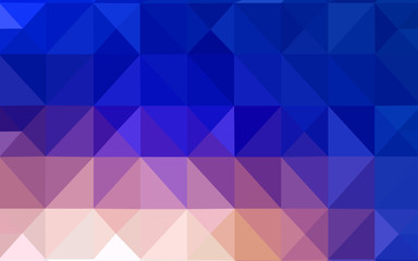 Obraz premium Light Blue, Yellow vector shining triangular cover.