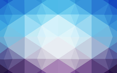 Light Pink, Blue vector low poly texture.