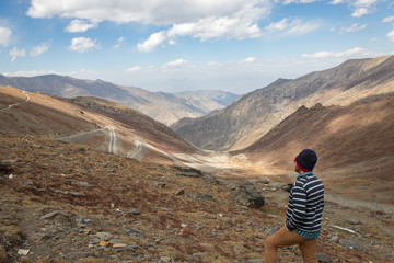 Naklejka premium Hiking in Pakistan Mountains