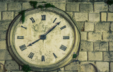 Clock tower in Kotor Montenegro 